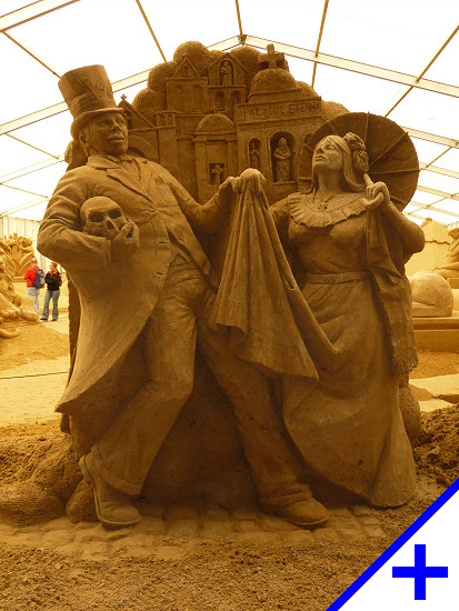 Exponate beim Sandskulpturenfestival 2011