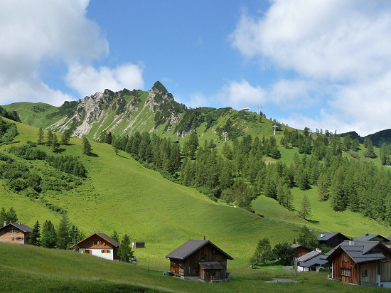 Nospitz (2091 m), Ansicht von Malbun