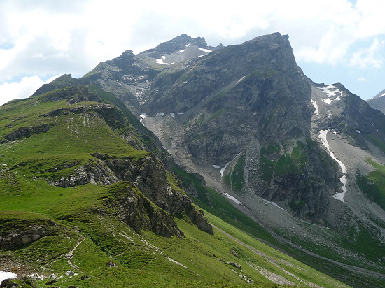 Naafkopf (2570 m), Ansicht von Pfälzerhütte