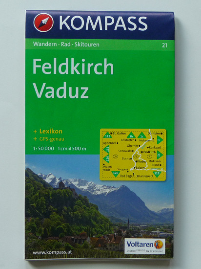Kompass-Karte Feldkirch, Vaduz