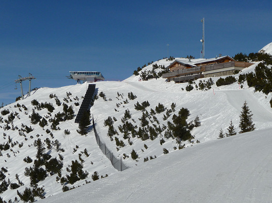 Bergrestaurant Sareis auf 2000 m