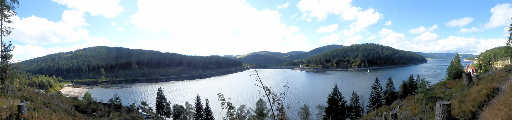 Panorama - Blick über den Schluchsee