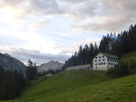 Berggasthaus Sücka am Morgen von Tag 16