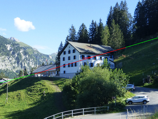 Antenne am Berggasthaus Sücka (nachgezeichnet)