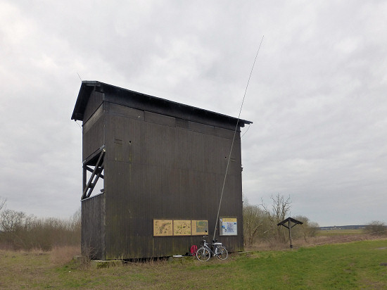 Station und Beobachtungsturm im Havelländischen Luch
