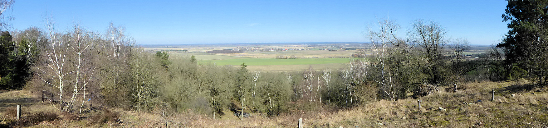 Panorama - View from the Gollenberg to the north